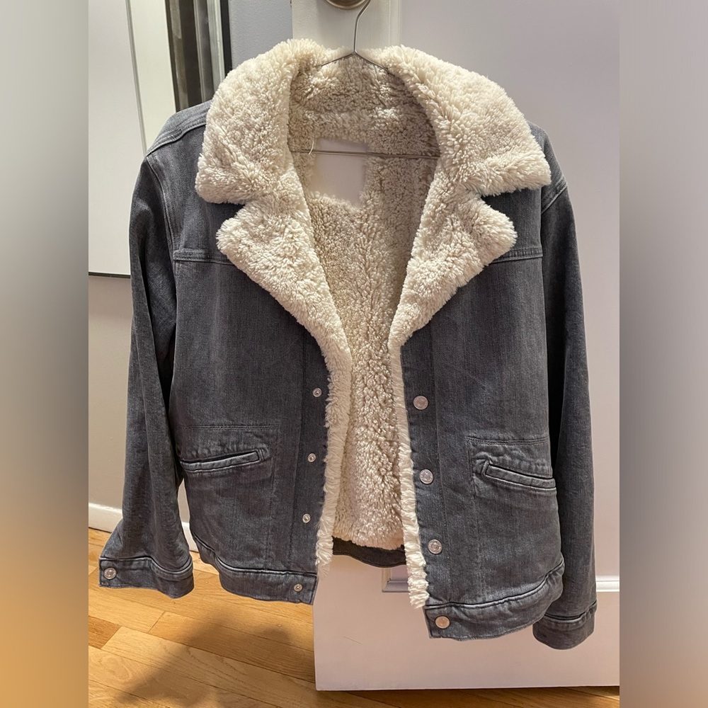 Mother Denim Sherpa Jacket